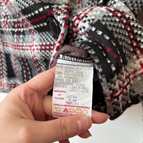 🎉4/30$🎉 Lindor Vintage Plaid Jacket✨ Size 14 — 8/10 - Picture 3 of 4